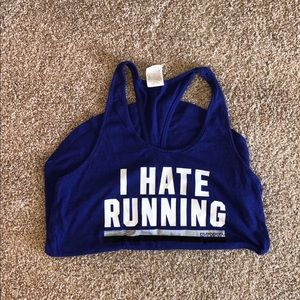 VS Pink “I Hate Running” Tank